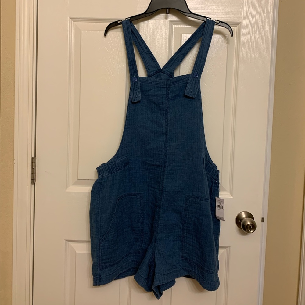 NWT American Eagle Fake Denim Overalls